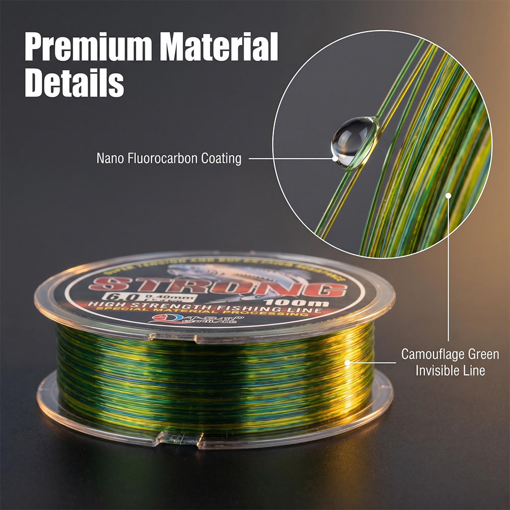 Línea Monofilamento de Fluoroc - Fluorocarbon Line reseña y precio