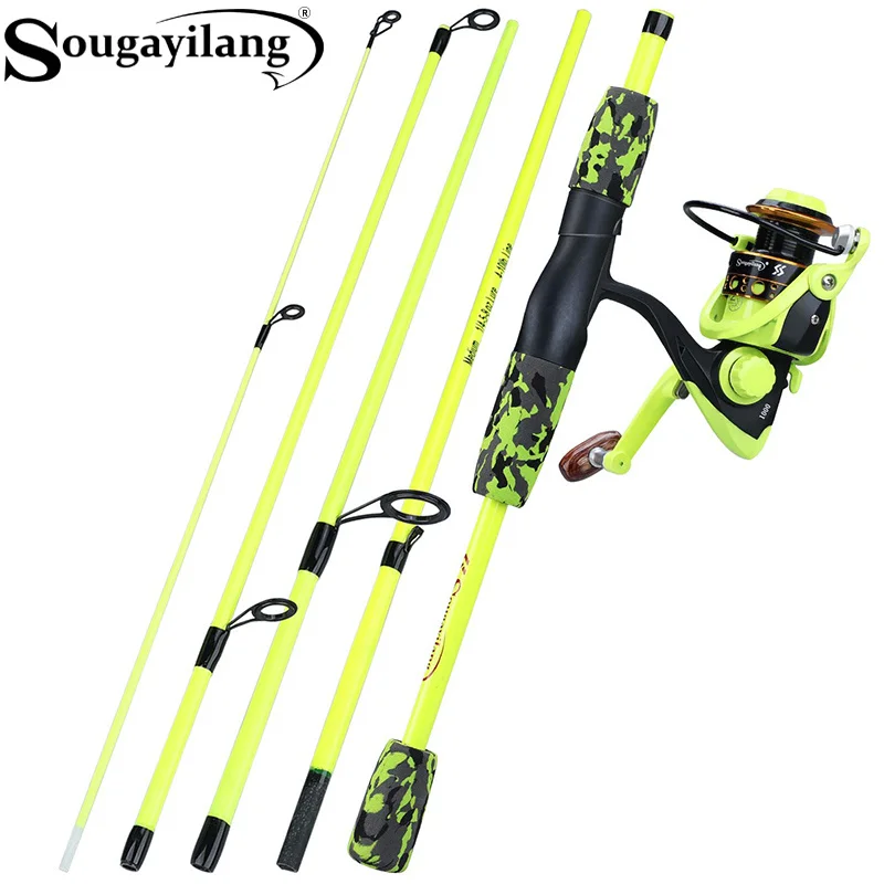 Sougayilang - Combo de Caña de - Fishing Line Spooler reseña y precio